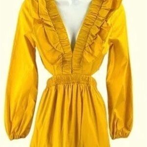 Petal & Pup Marigold Long Sleeve Dress